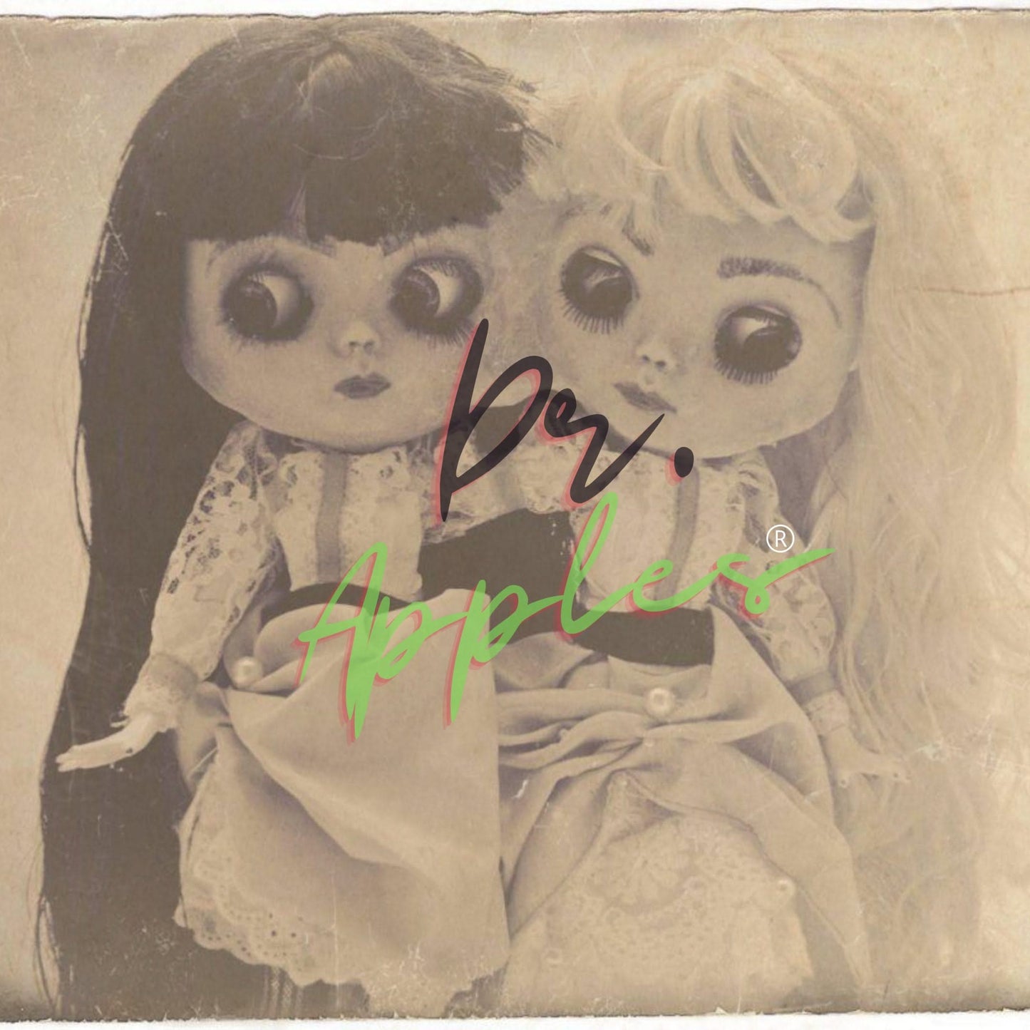 75 Apples | Art Print - Twins - OOAK Art Doll | Dr. Apples - Dr. Apples - Lacye A Brown