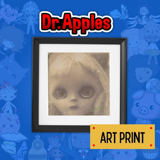 75 Apples - No. 24 & 25 | Error print Art Print - Vintage - OOAK Art Doll | Dr. Apples - Dr. Apples - Lacye A Brown