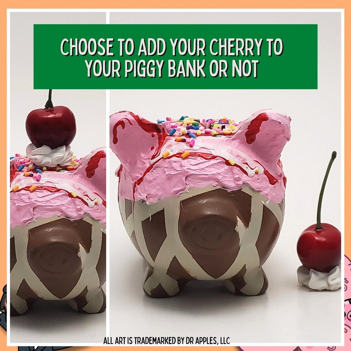 Piggy Bank | Fun | Gift | Dr. Apples - Dr. Apples - Lacye A Brown