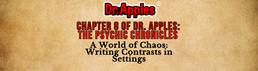 Chapter 8 of Dr. Apples: The Psychic Chronicles -  A World of Chaos: Writing Contrasts in Settings
