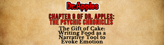 Chapter 9 of Dr. Apples: The Psychic Chronicles -  The Gift of Cake: Writing Food as a Narrative Tool to Evoke Emotion