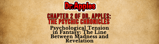Chapter 2 of Dr. Apples: The Psychic Chronicles - Psychological Tension in Fantasy: The Line Between Madness and Revelation - Dr. Apples