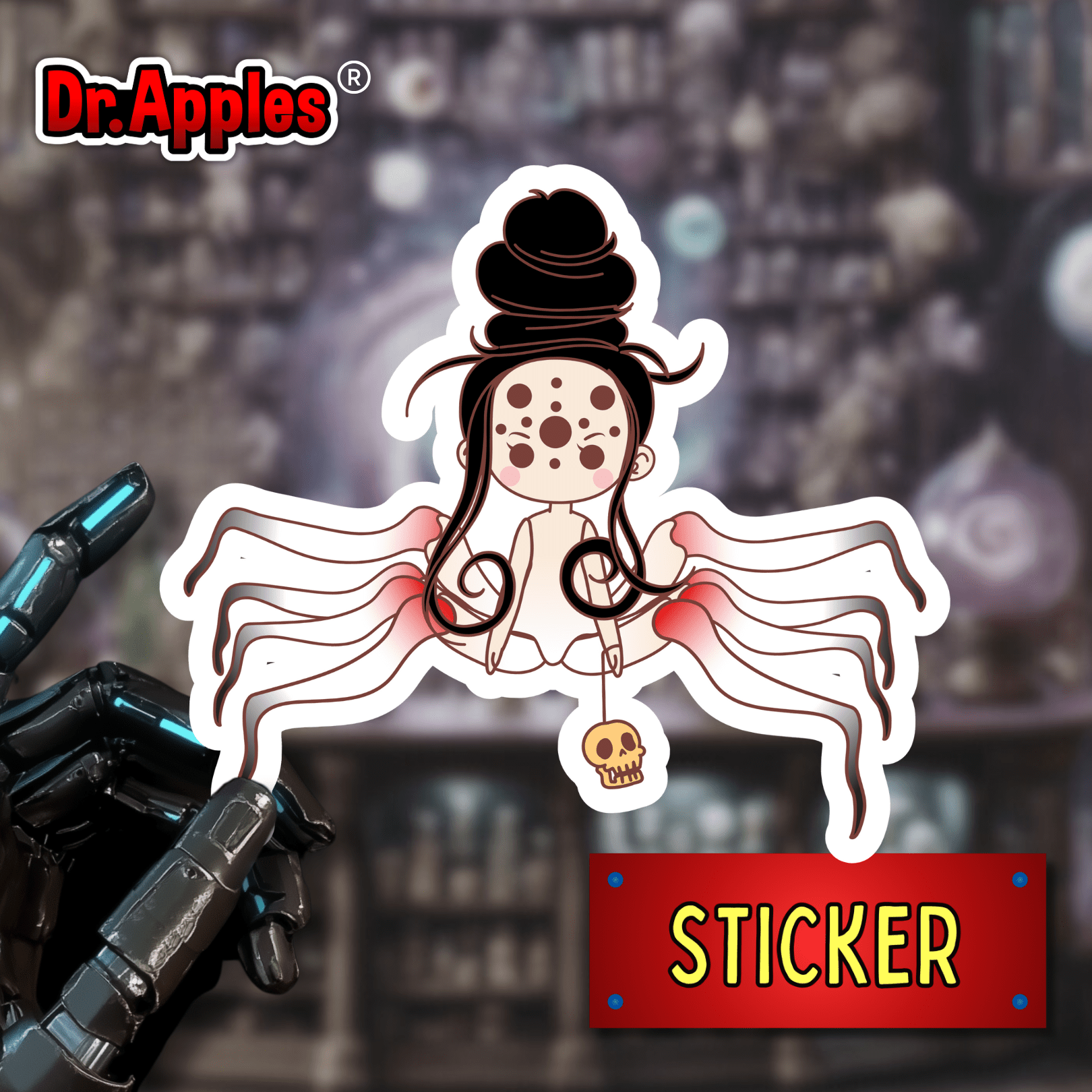 75 Apples – No. 31 | Silken Allure Sigil | Vinyl Sticker | Dr. Apples - Dr. Apples - Lacye A Brown
