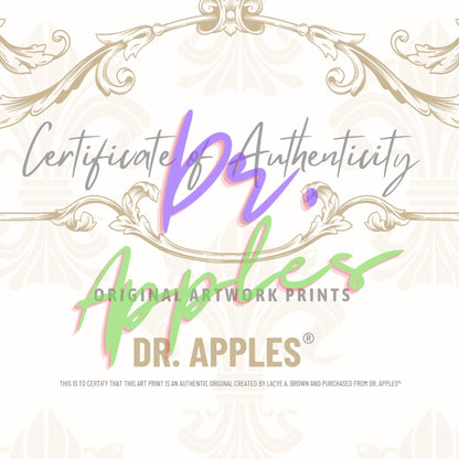 Art Print - BJD Blythe - OOAK Art Doll | Dr. Apples - Dr. Apples - Lacye A Brown