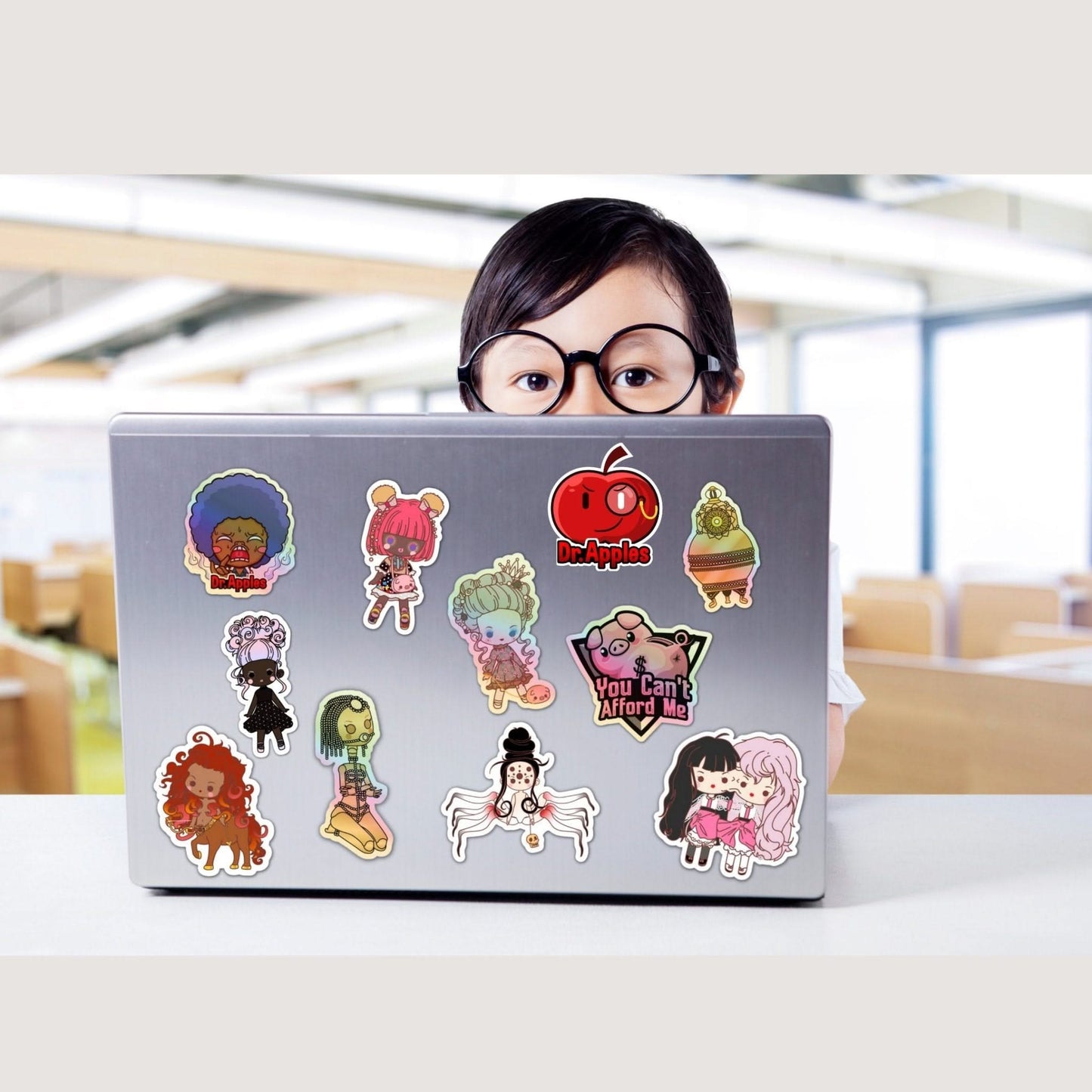 Sticker Holographic | Rock On | Young Dr. Apples | Dr. Apples - Dr. Apples - Lacye A Brown